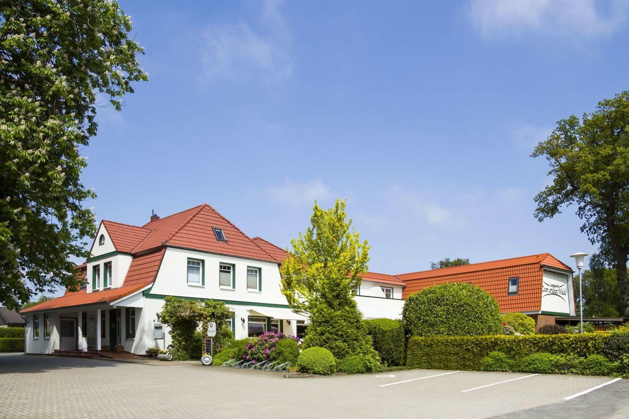Hotel Zum grünen Walde Nordholz Exterior foto