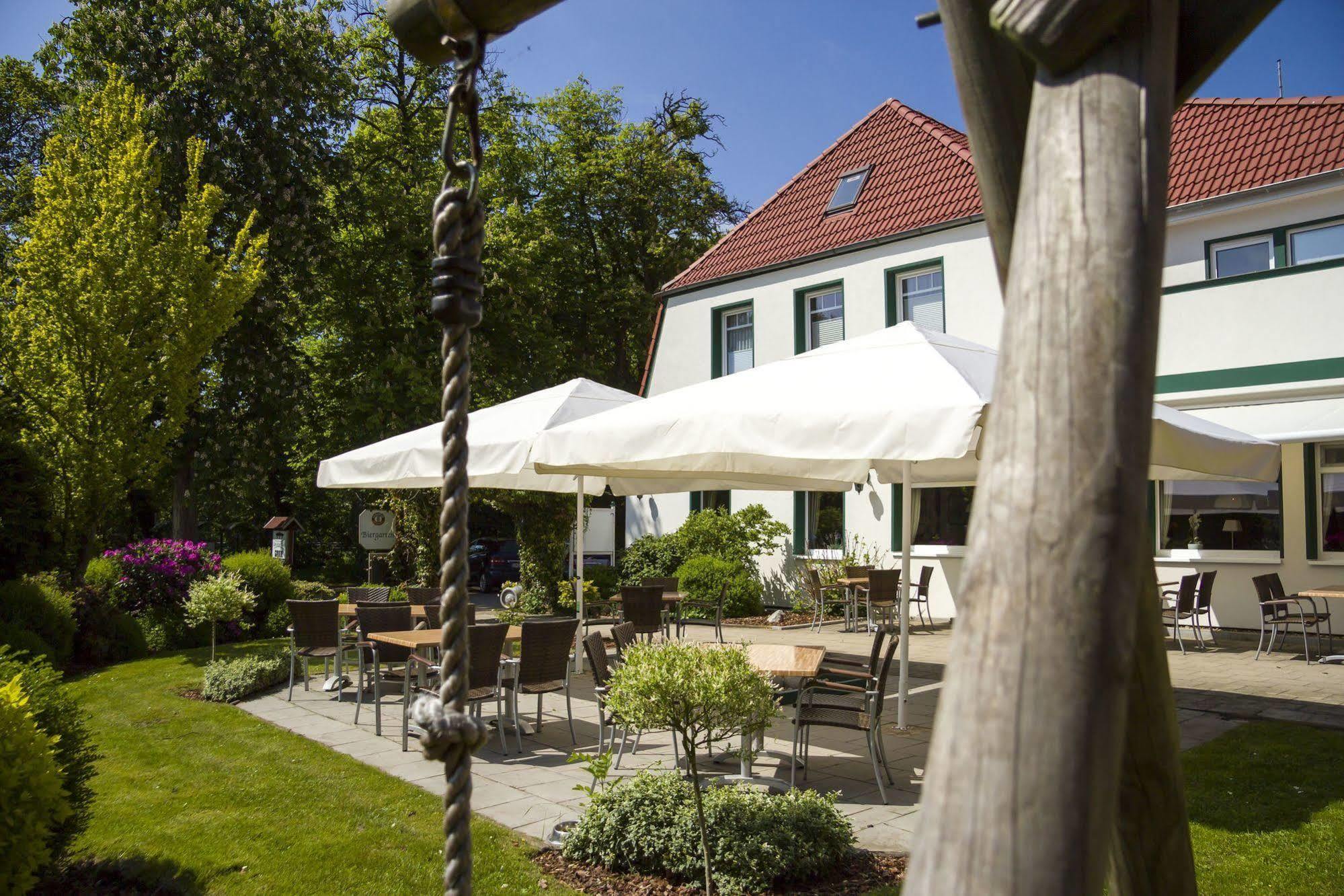 Hotel Zum grünen Walde Nordholz Exterior foto